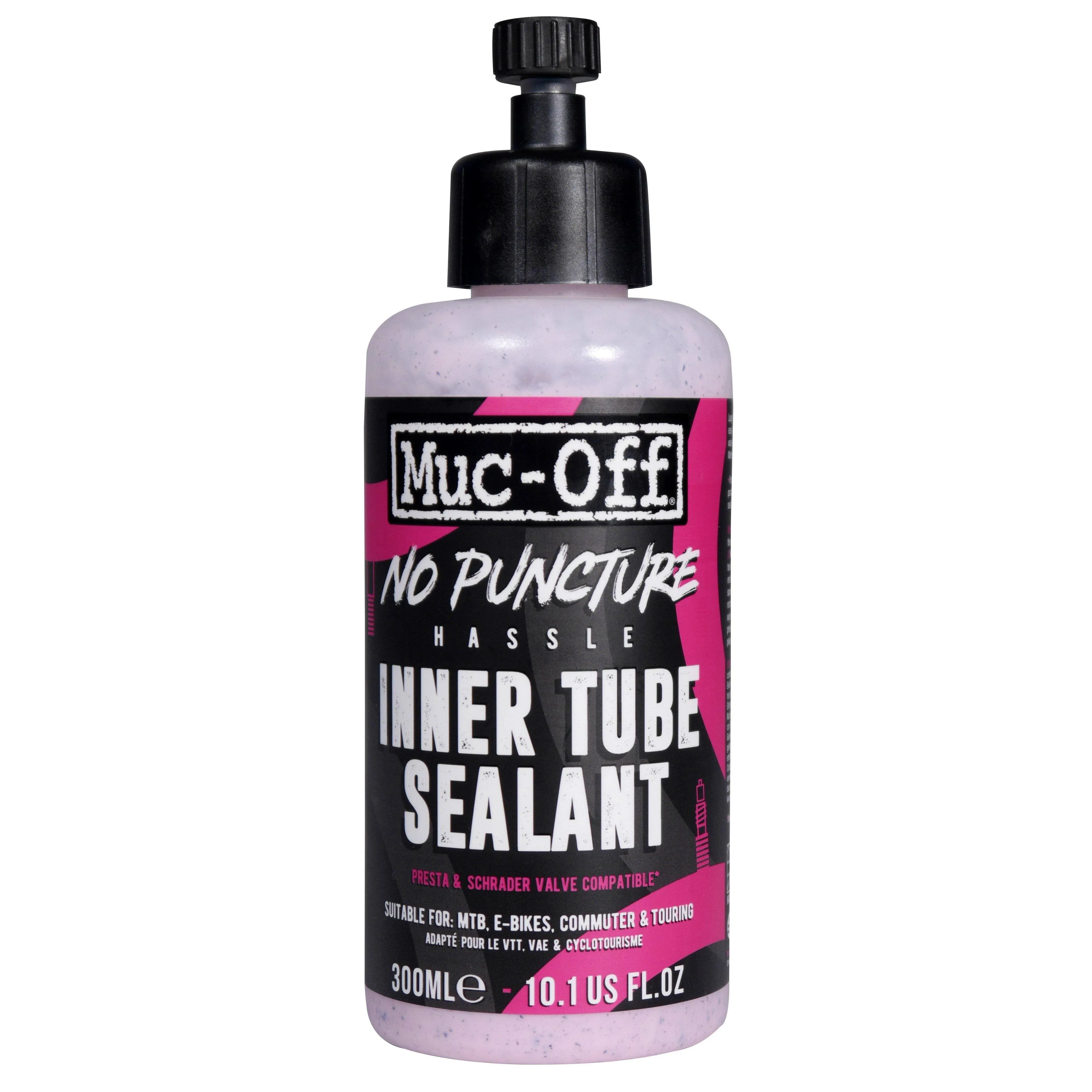 Muc-Off No Puncture Hassle Inner Tube Sealant, 1 Liter - Bike Tube Puncture Repair Sealant - Bike Tire Sealant for MTB/Road/Gravel Bikes