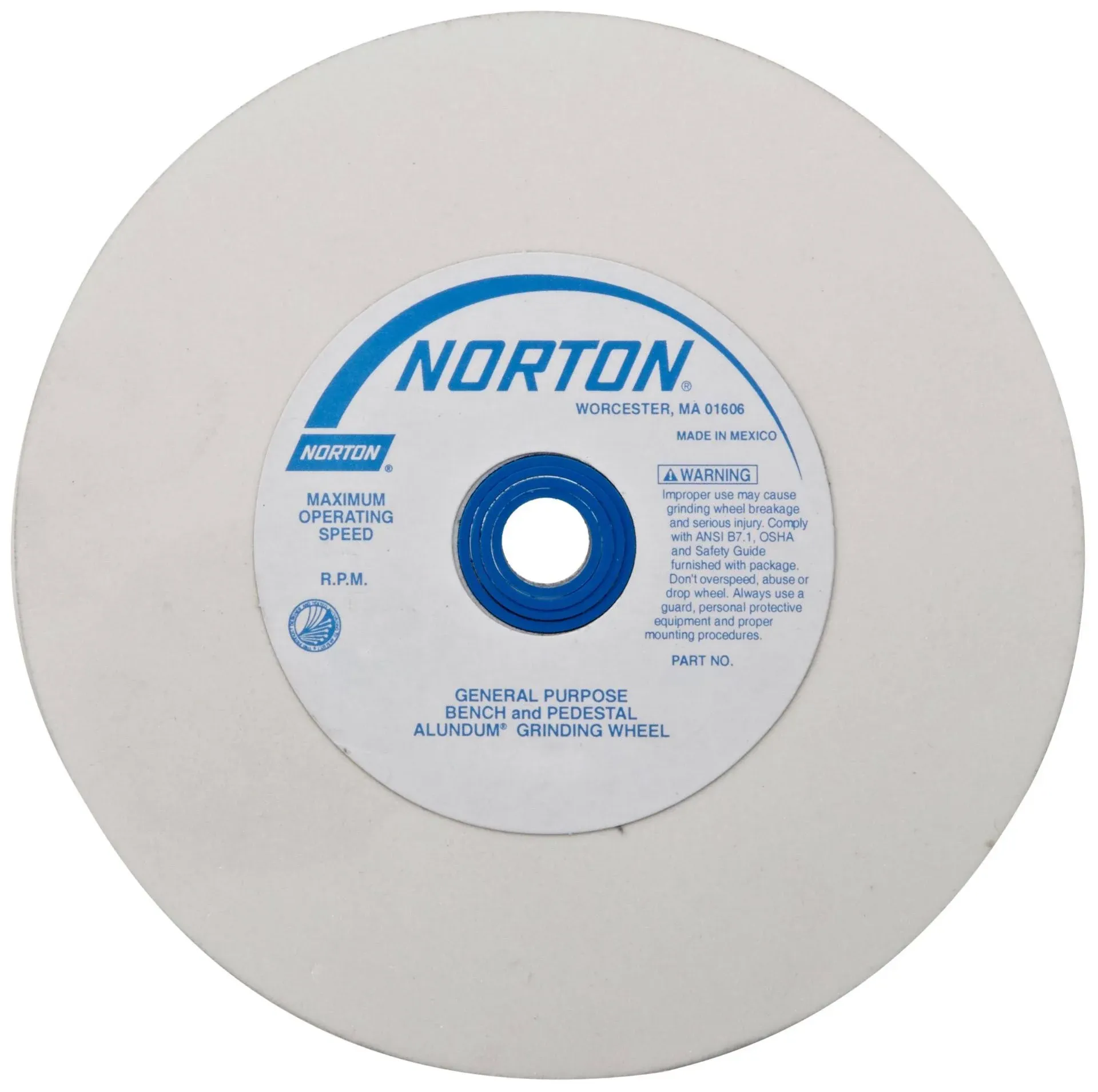 Norton Straight Grinding Wheel White 07660788246