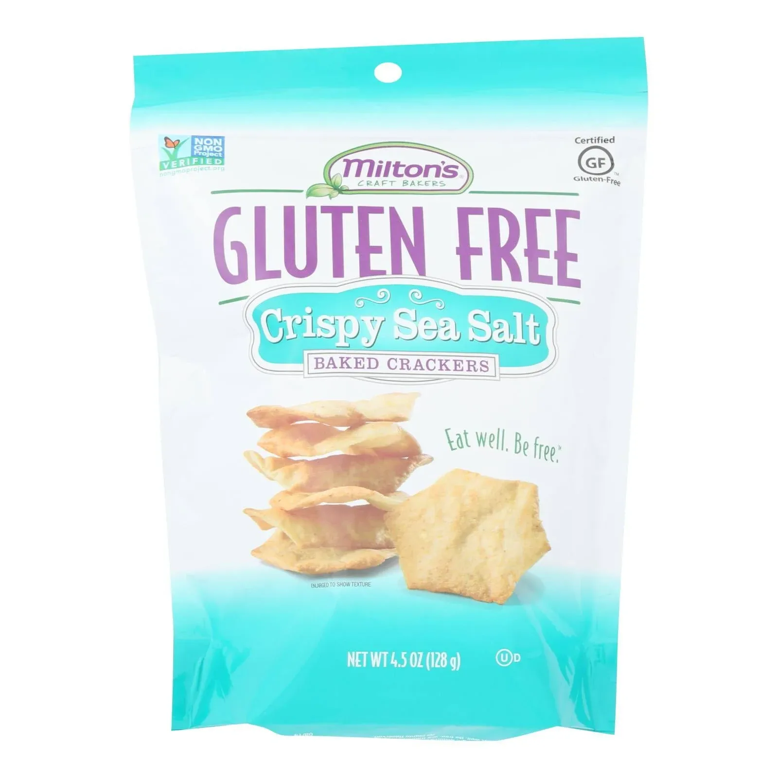 Milton's Gluten Free Baked Crackers Crispy Sea Salt