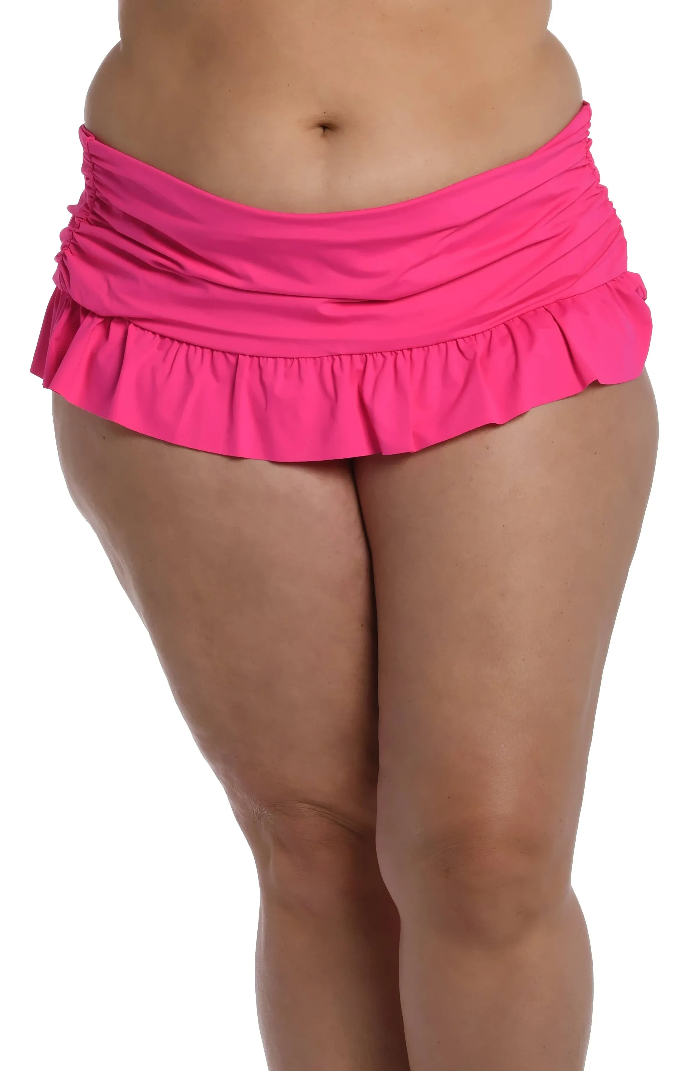 La Blanca Island Goddess Skirted Bottom Pop Pink / 16W