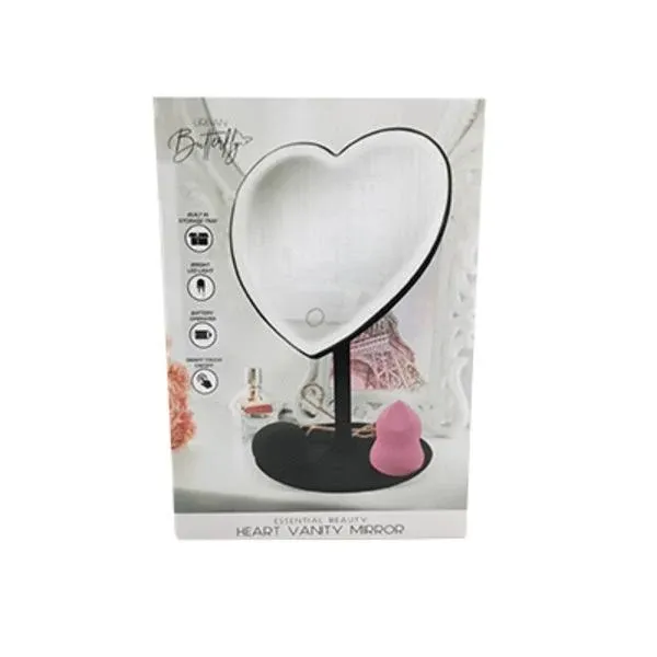 Urban Butterfly Heart Vanity Mirror