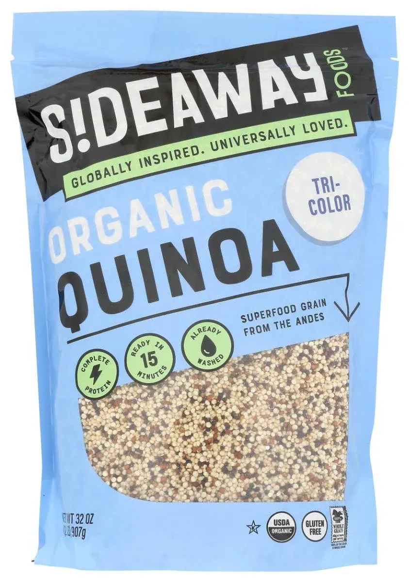 Sideaway Foods 32 oz Organic Tri Color Quinoa