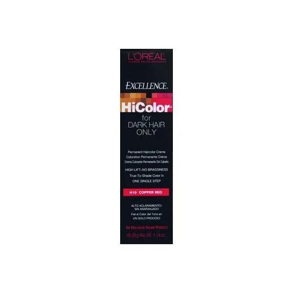 L'Oreal Excellence HiColor Copper Red, 1.74 oz