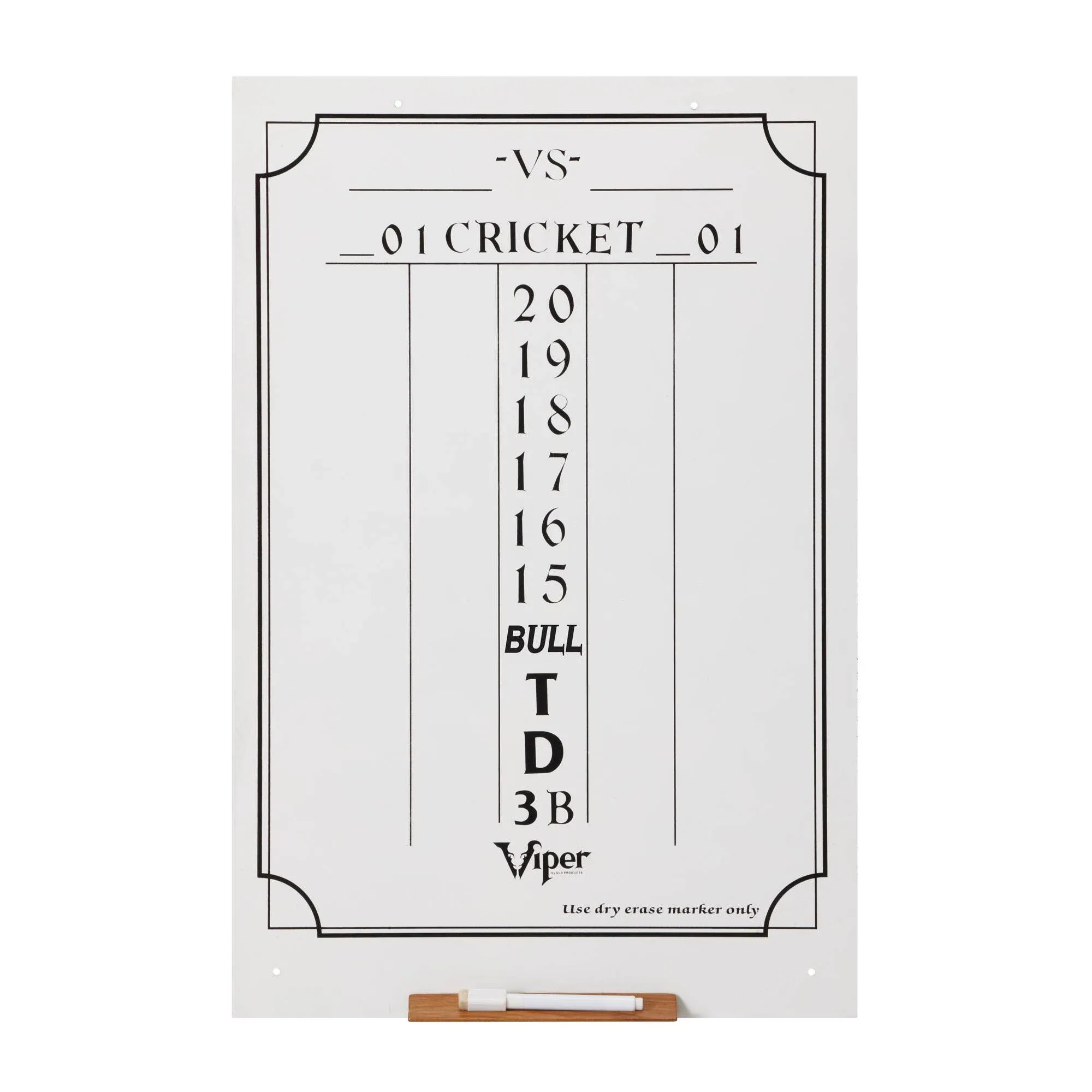 Fat Cat Cricket Dry Erase Scoreboard