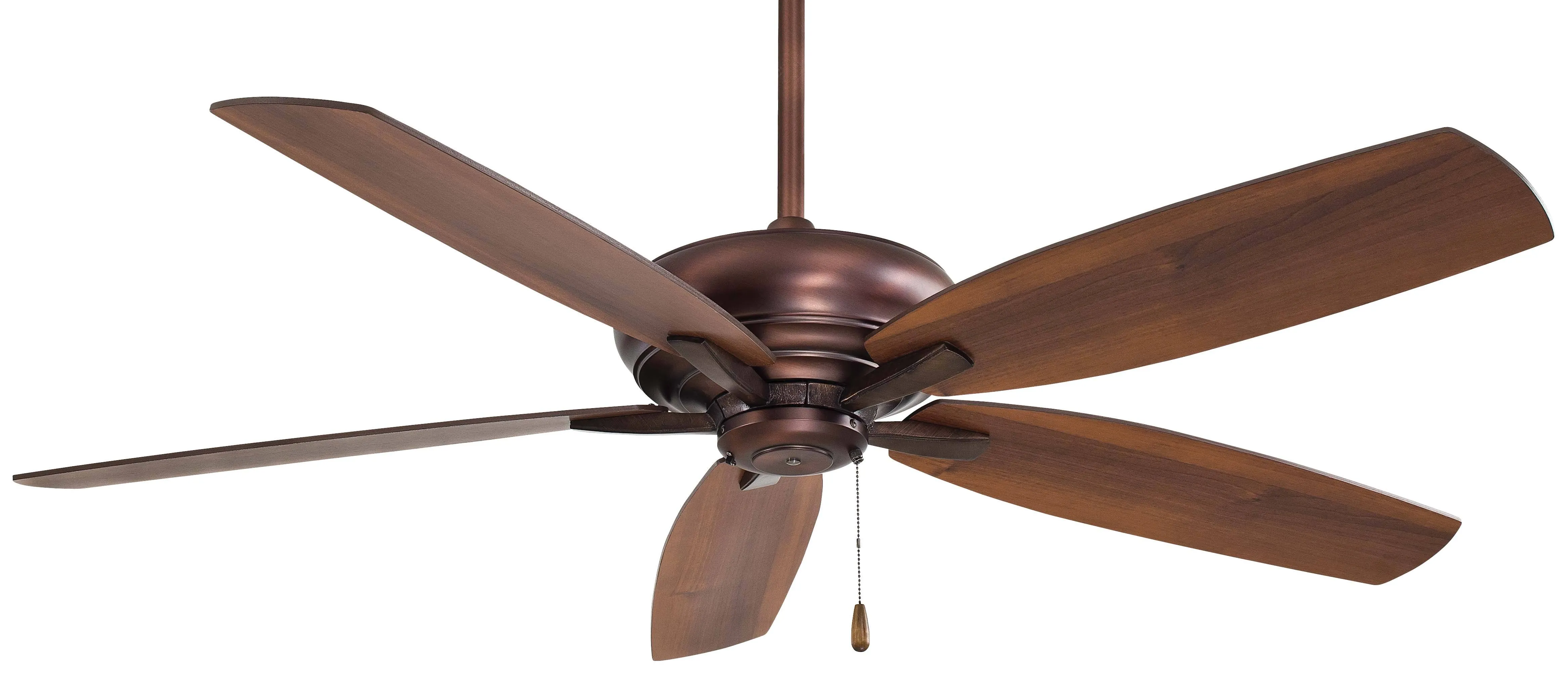 Kola-XL 60 inch Dark Brushed Bronze with Dark Maple/Dark Walnut Blades Ceiling Fan