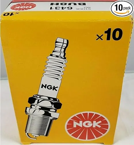 NGK BU8H Standard Spark Plugs Stock 6431 Nickel Core Tip Surface Disch