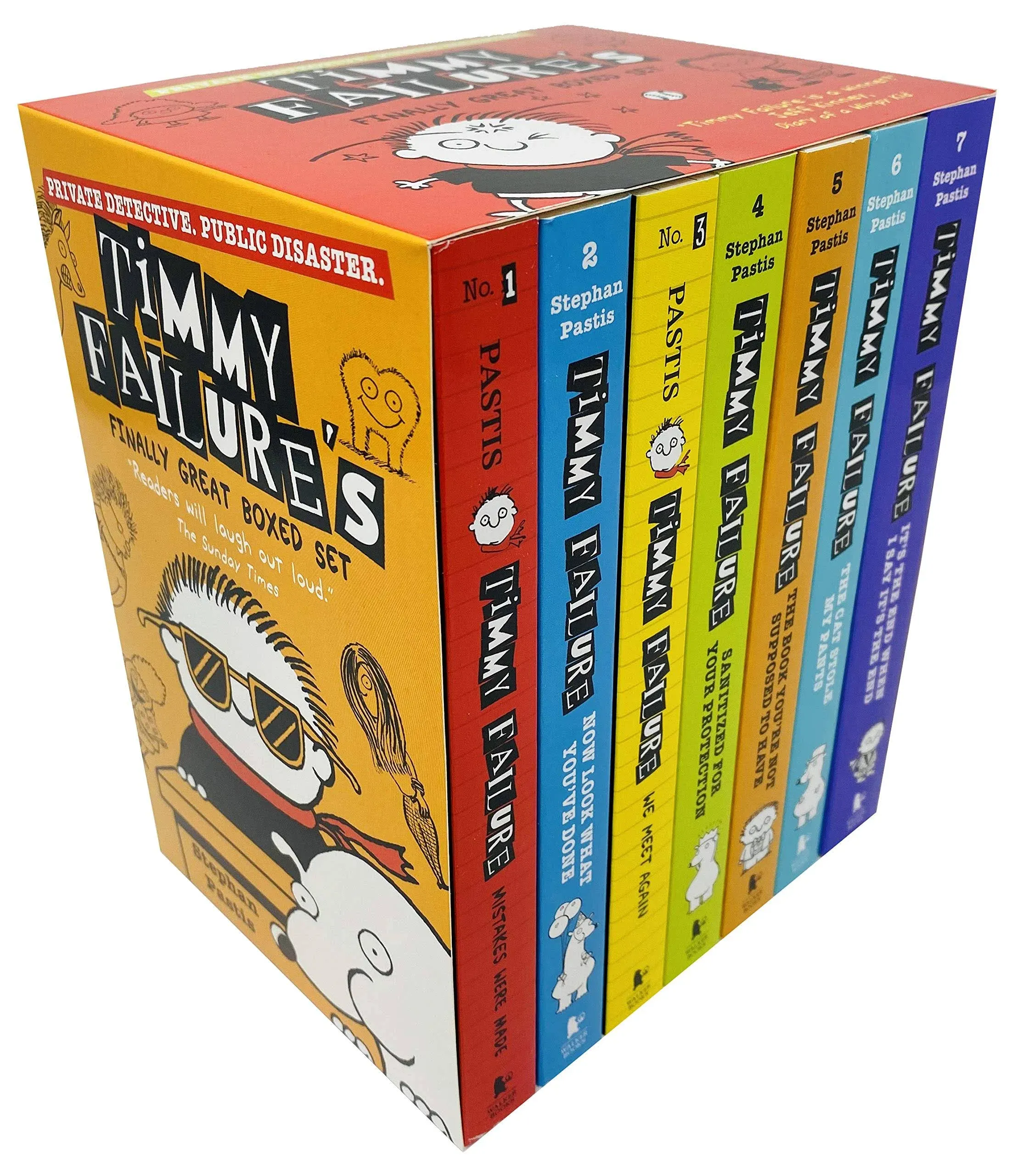 Timmy Failure's Finally Great 7 Books Collection Boxed Set by Stephan Pastis