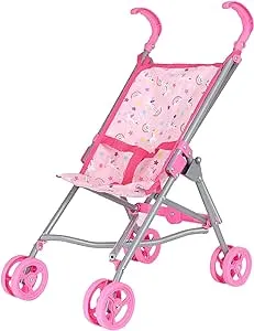 Dream Collection 23" Pretend Play Baby Doll Stroller - Pink