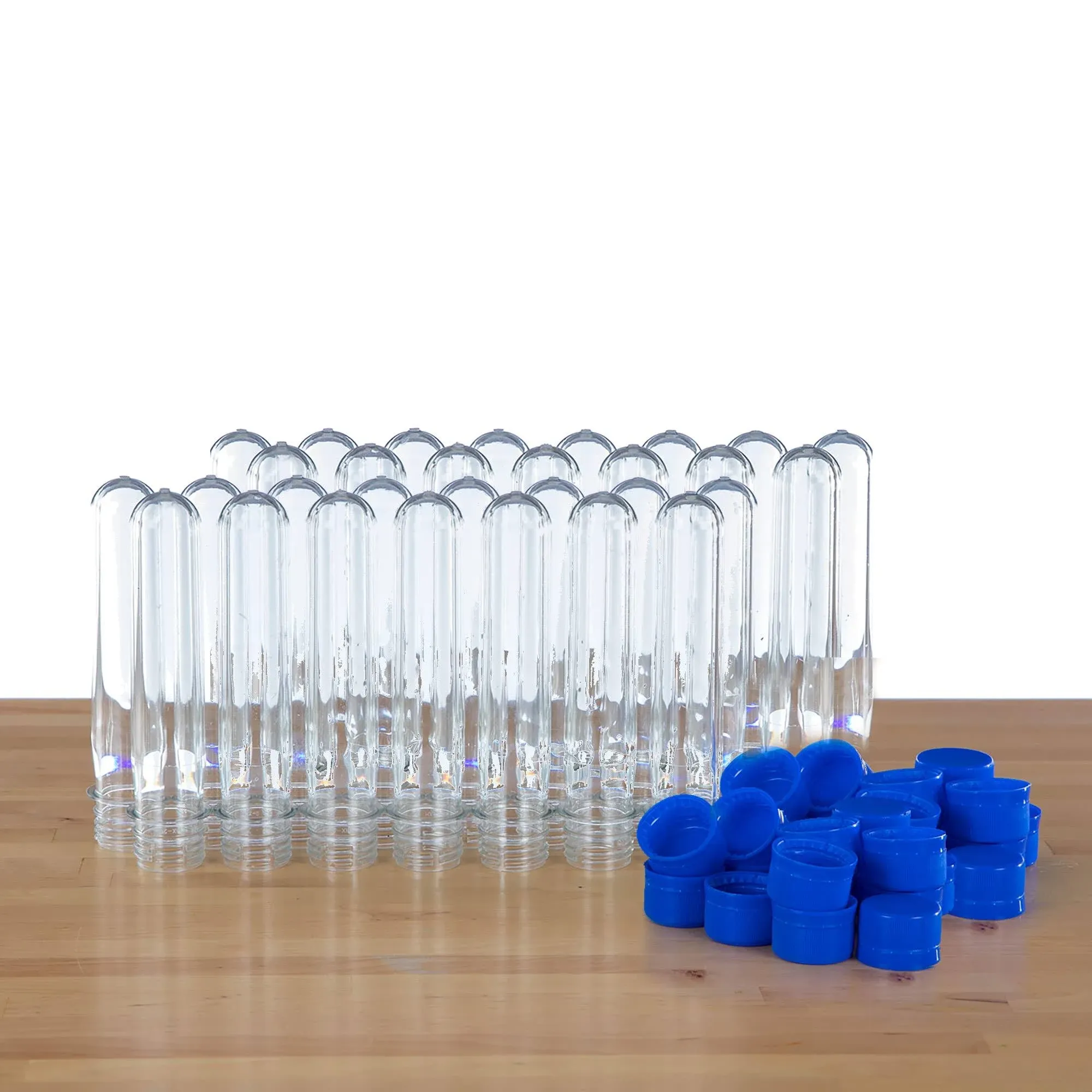 Steve Spangler's Large Plastic Test Tubes with Caps, Test Tubes for Kids, 30 Pack