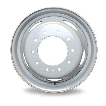 New Single 19.5" 19.5x6 10 Lug Steel Wheel for Dodge RAM 4500 5500 2008-2023 Super Duty Dually Gray OEM Design Replacement Rim