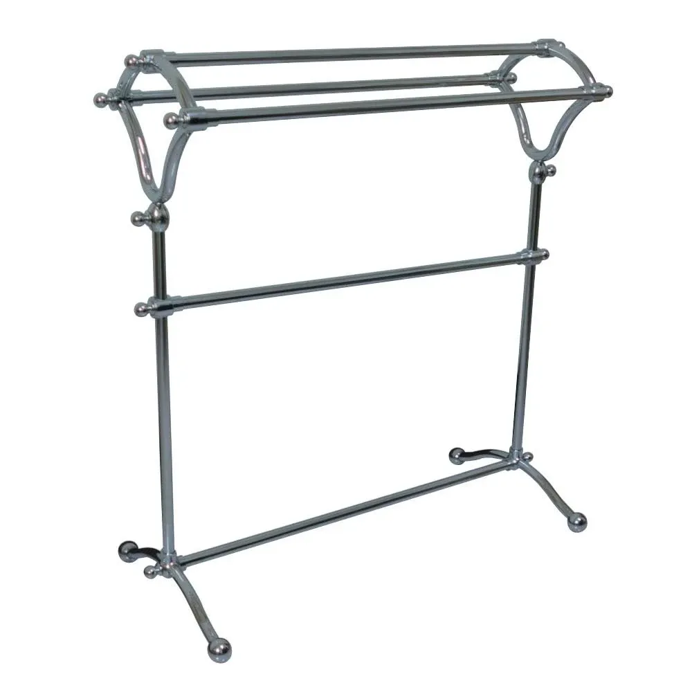 Kingston Brass SCC2281 Pedestal Y-Type Towel-Rack, Polished Chrome