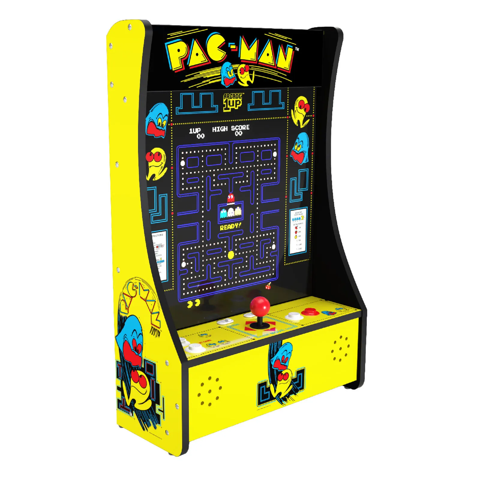 Arcade1Up PAC-MAN Partycade 12 Games in 1, 17&#034; LCD, Tabletop, Wall Mount, NEW