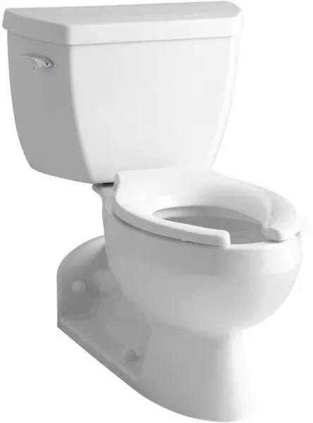 2Pc Elongtd 1.0 GPF Toilet W/ Pressure Lite(R) & Left-Hand Trip Lever