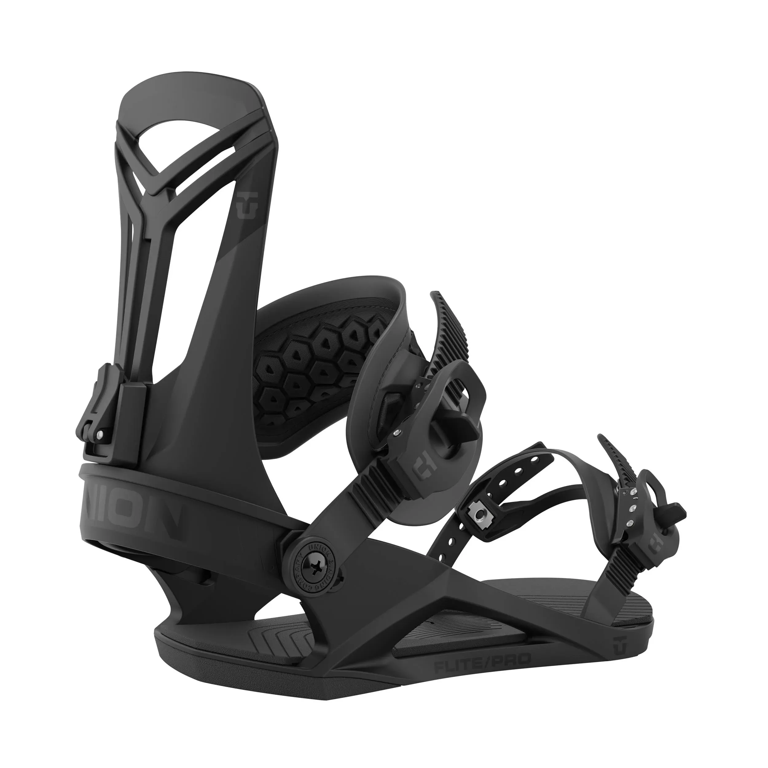 Union Flite Pro Snowboard Bindings Mens Sz L (10.5+) Black