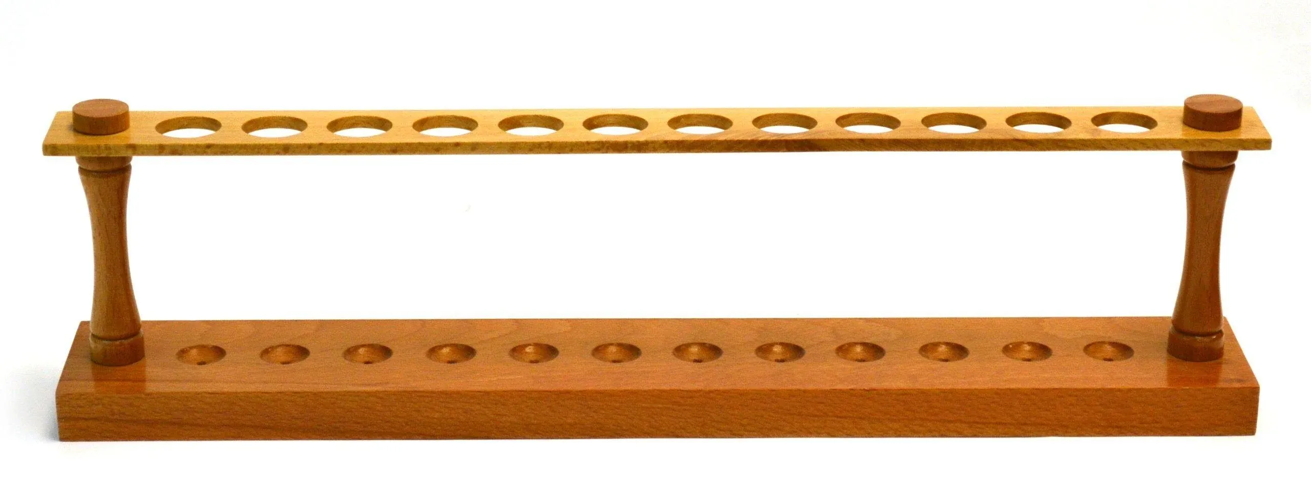 Test Tube Rack - Holds 12 x 22mm Tubes - Hardwood