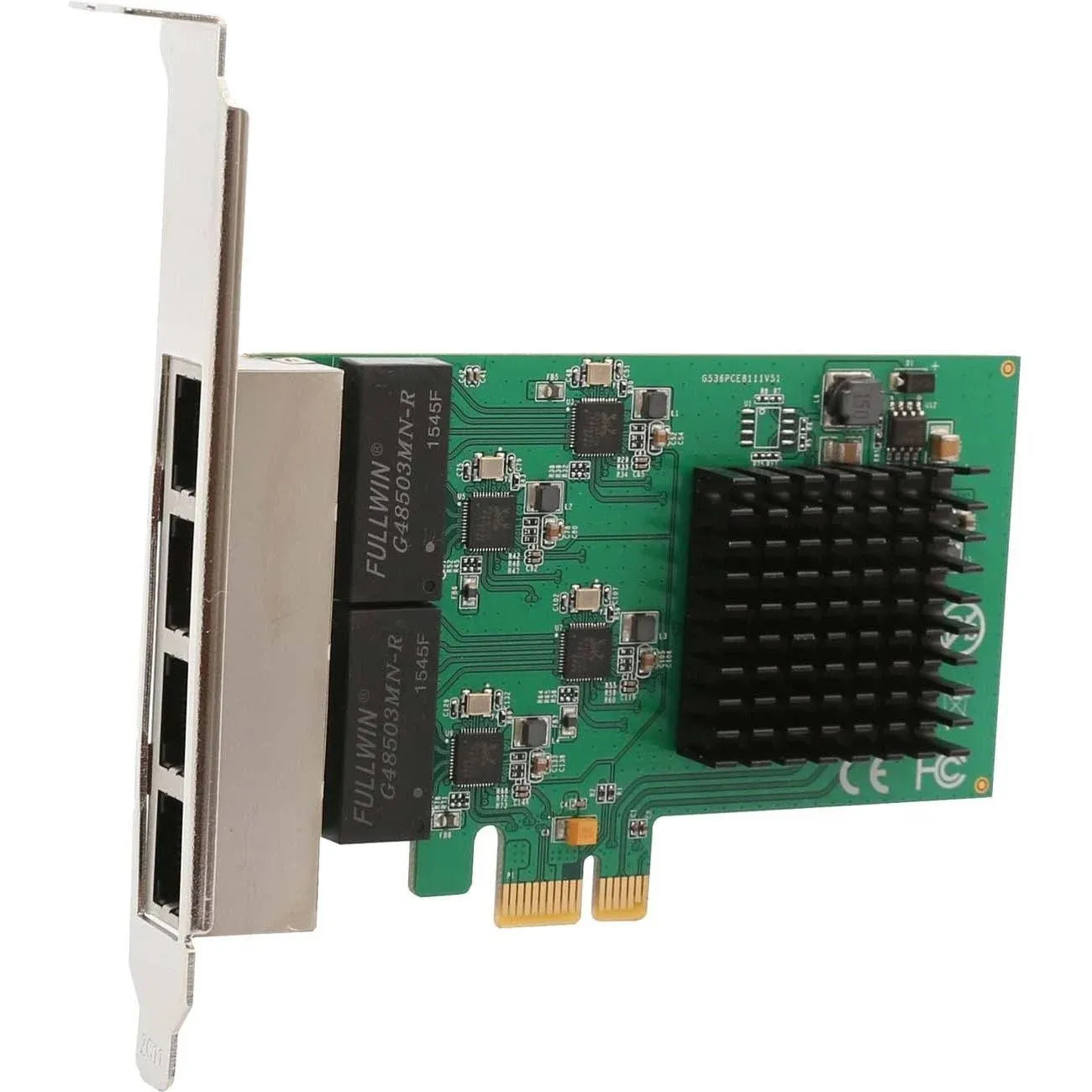 Syba Si Pex24042 4 Port Gigabit Ethernet PCI E X1 Network Interface Card