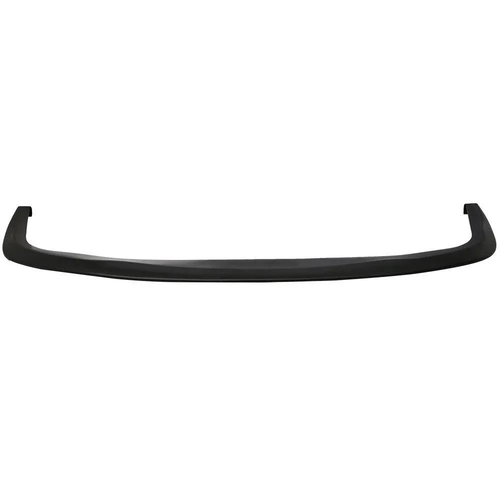 Universal Fit Front Bumper Lip Spoiler Splitter CS Style PU Unpainted Black