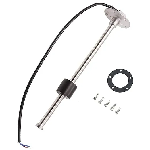 100TECH Fuel Sending Unit 240-33 ohms 8"(200mm) Marine for Boat Vehicle Truck RV Fuel Tank Sending Unit Fuel Water Level Sending Unit Fuel Gas Sender Fuel Water Level Sensor Fuel Gauge Sending Unit