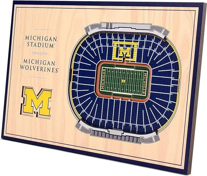 Michigan Wolverines 3D StadiumViews Desktop Display