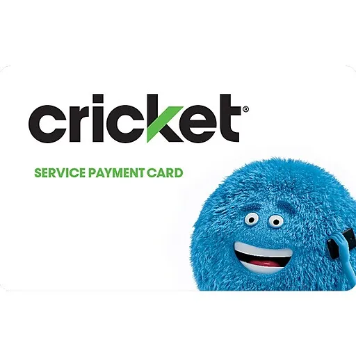 Cricket Wireless $50 Refill Prepaid Airtime Card