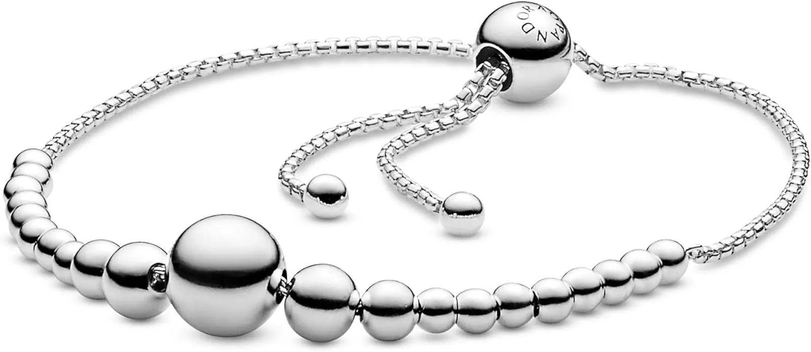 PANDORA Women's 597749 Beaded Bracelet In Sterling Silver (25Cm)