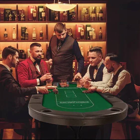 Pexmor 8 Player Foldable Poker Table