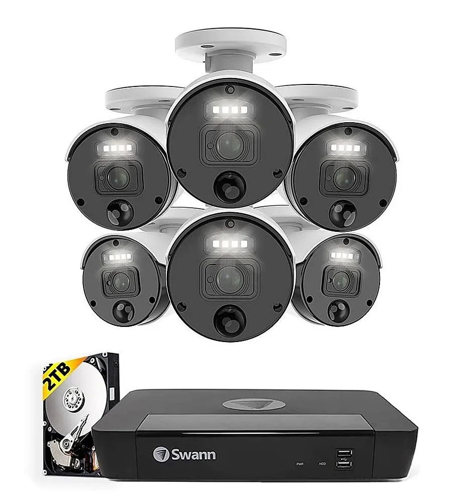 Swann Master Series 4K HD 6 Camera 8 Channel NVR Security System