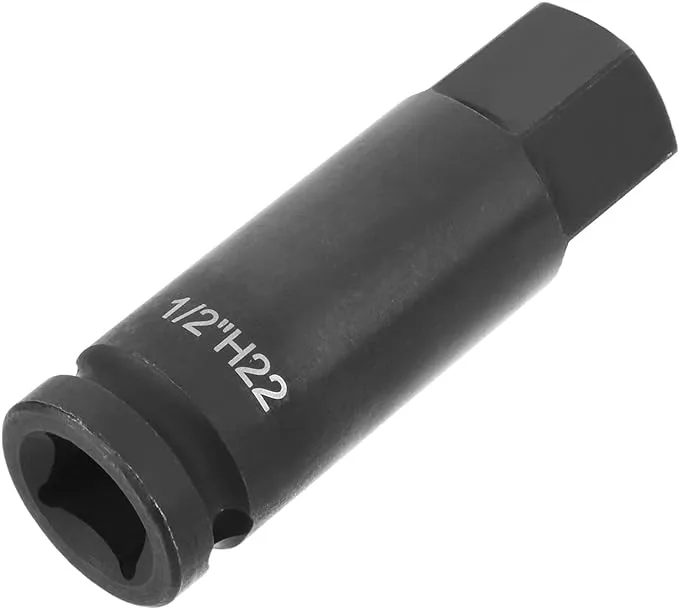 Utoolmart Hex Impact Bit Socket, 1/2-Inch Drive Allen Bit Socket, 22Mm Hex Impac