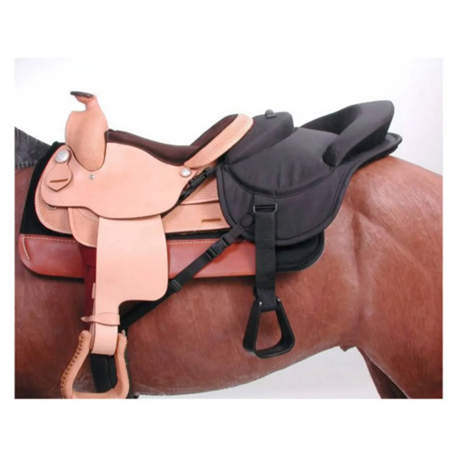 Tough 1 Ride - Behind Tandem Saddle for Western Saddle