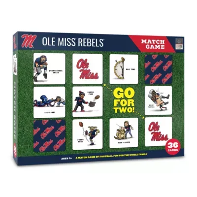 Ole Miss Rebels Youthefan Ncaa Mississippi Rebels Licensed Memory Match Game