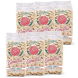 Camellia Brand Dry Large Lima Beans, 1 Pound (6 Pack)