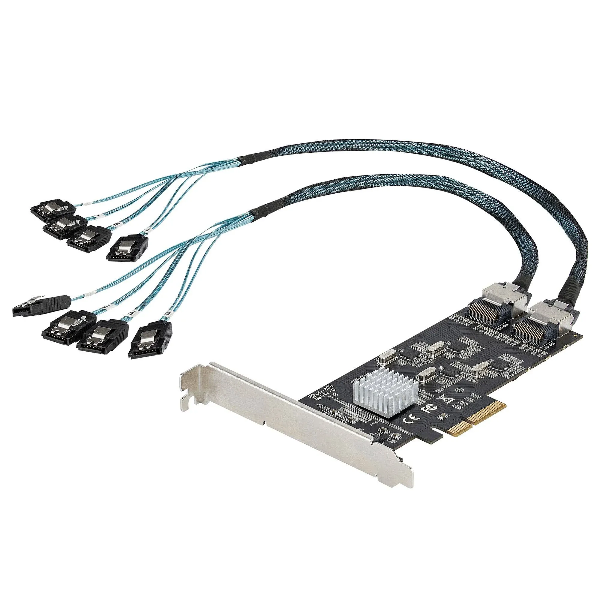 StarTech.com 8 Port SATA PCIe Card - PCI Express 6Gbps SATA Expan