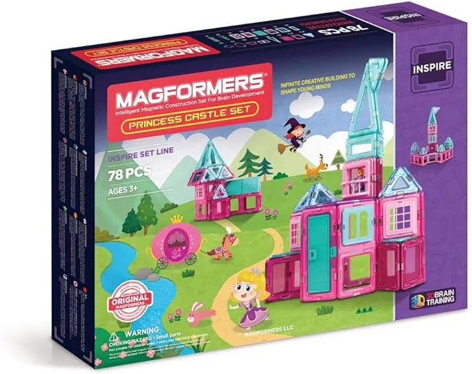 Magformers 78-Piece Princess Castle Set