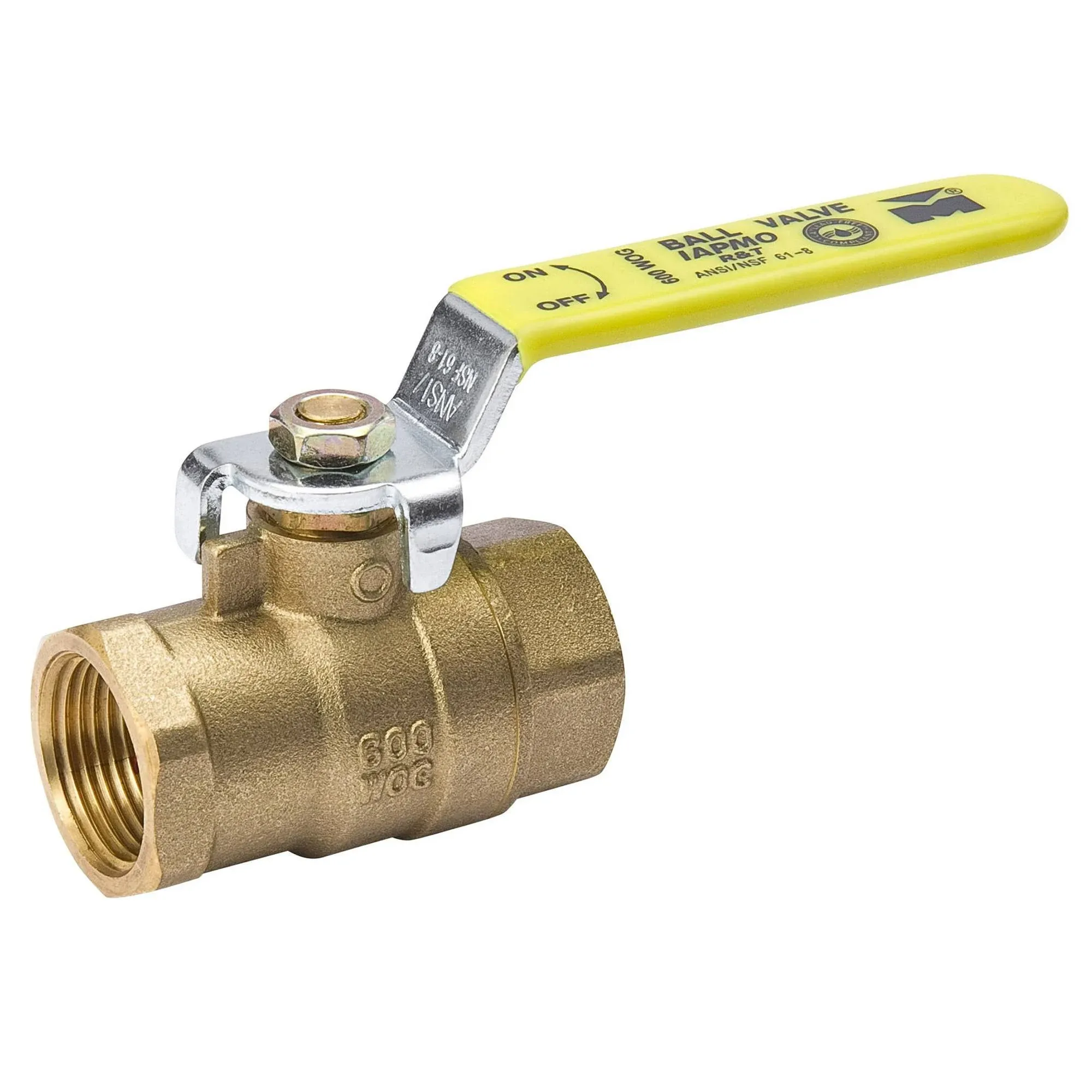 NEW B&amp;K 107-824NL 3/4&#034; FIP PIPE THREAD Brass BODY Full Port Ball Valve