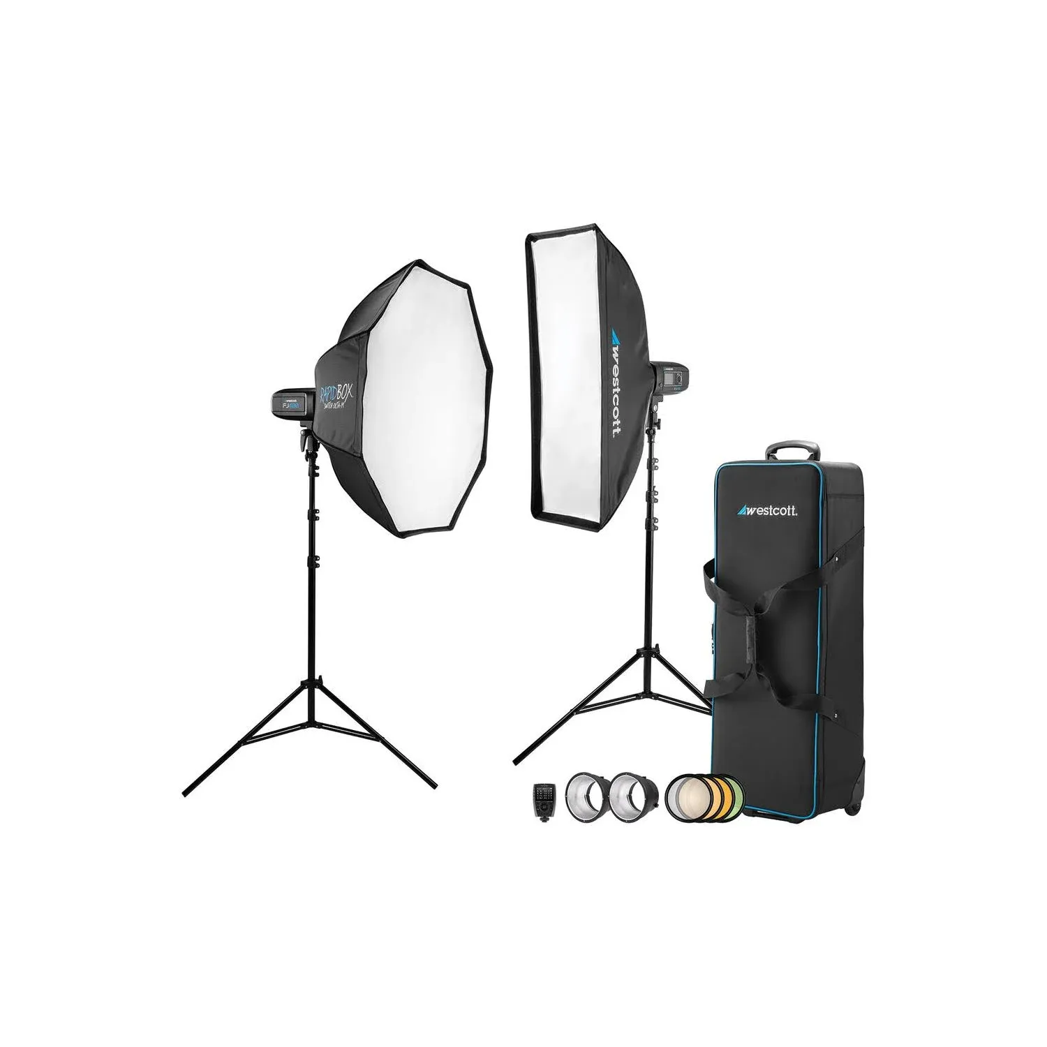 Westcott FJ400 Strobe 2-Light Location Kit with FJ-X3m Universal Wireless Trigger