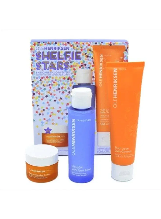 Ole Henriksen 3PC Shelfie Stars Skincare Set Eye Cream, Spot Toner &amp; Cleanser