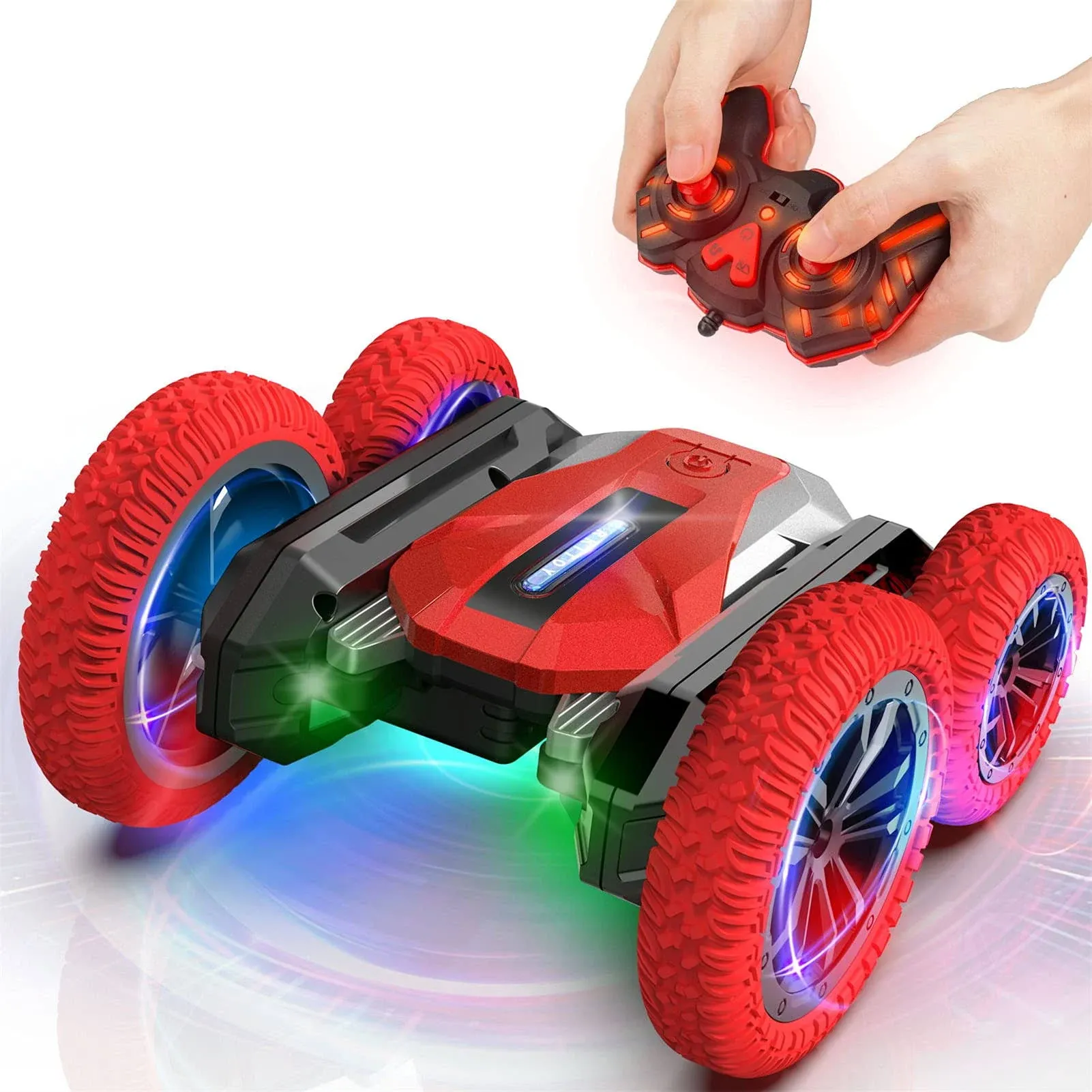 Wsiyen RC Cars Remote Control Car, Toys for 6 7 8 9-14 Year Old Boys Double Side