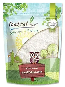 Food to Live Mediterranean Sea Salt, 1 Pound – Coarse Grain, Pure Crystals, No Additives, No Preservatives, Vegan, Kosher. Rich in Minerals. for Cooking, Baking, Pickling. Perfect for Salt Grinders.