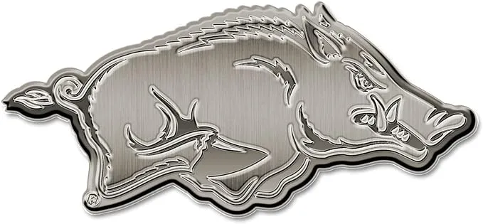 Rico Industries NCAA Standard Antique Nickel Auto Emblem for Car/Truck/SUV