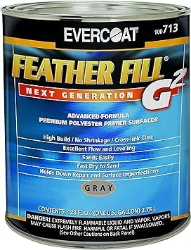 Amorce de surface en polyester haute construction EVERCOAT 712 GRIS FEATHER FILL G2 (1 QUART)