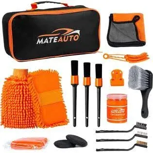 MateAuto 17pcs Microfiber Car Washing Sponge