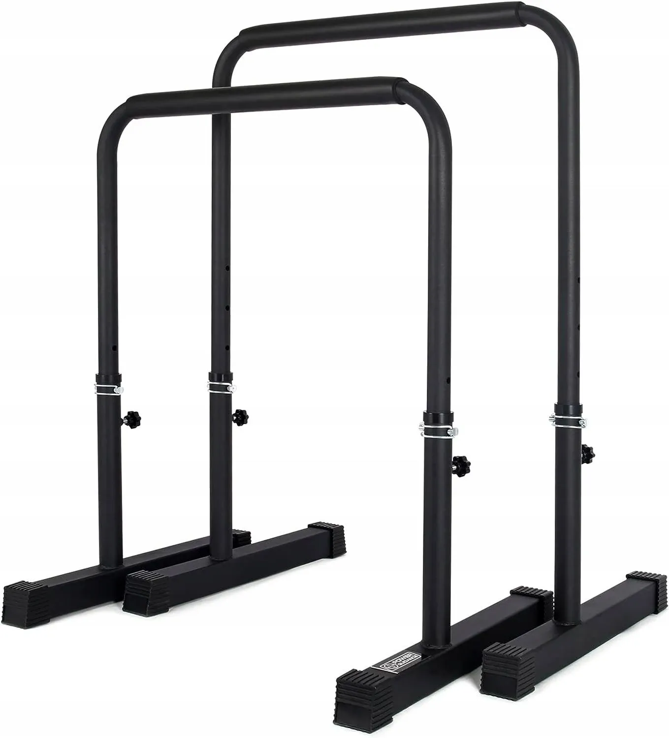 POWER GUIDANCE Dip Bar, Dip Stand Station for Full Body Strength Training, Adjustable Height 30Inches - 38.6Inched, 3 Colors Available