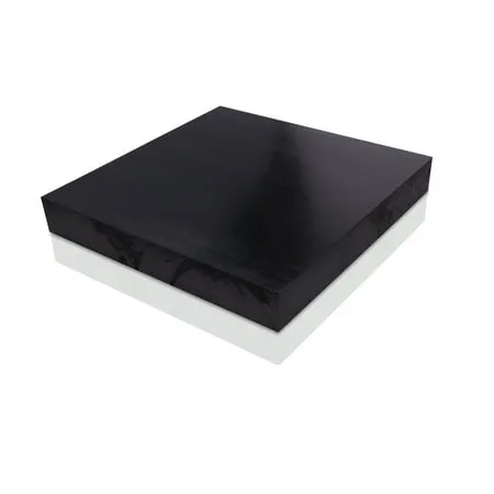 Acetal Delrin Plastic Sheet 1/2 x 12 x 24 Black Color