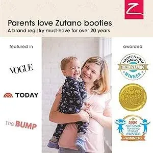 Zutano Organic Cotton Gripper Baby Booties