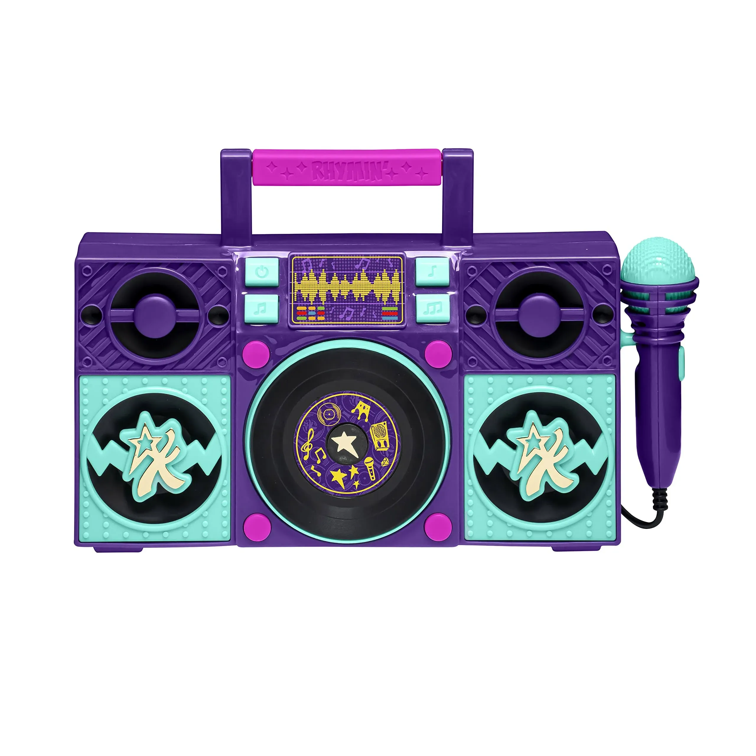 Karma's World Sing Along Boombox with A Real Working Microphone, Flashing Light ...