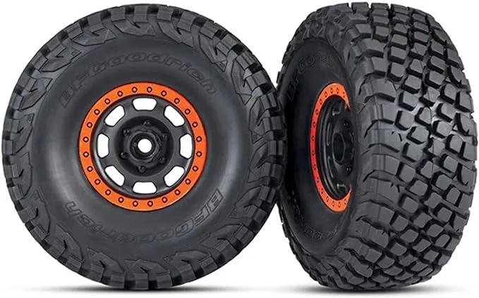 Traxxas 8472 Desert Racer Wheels with Bfgoodrich Baja Kr3 Tires, Black