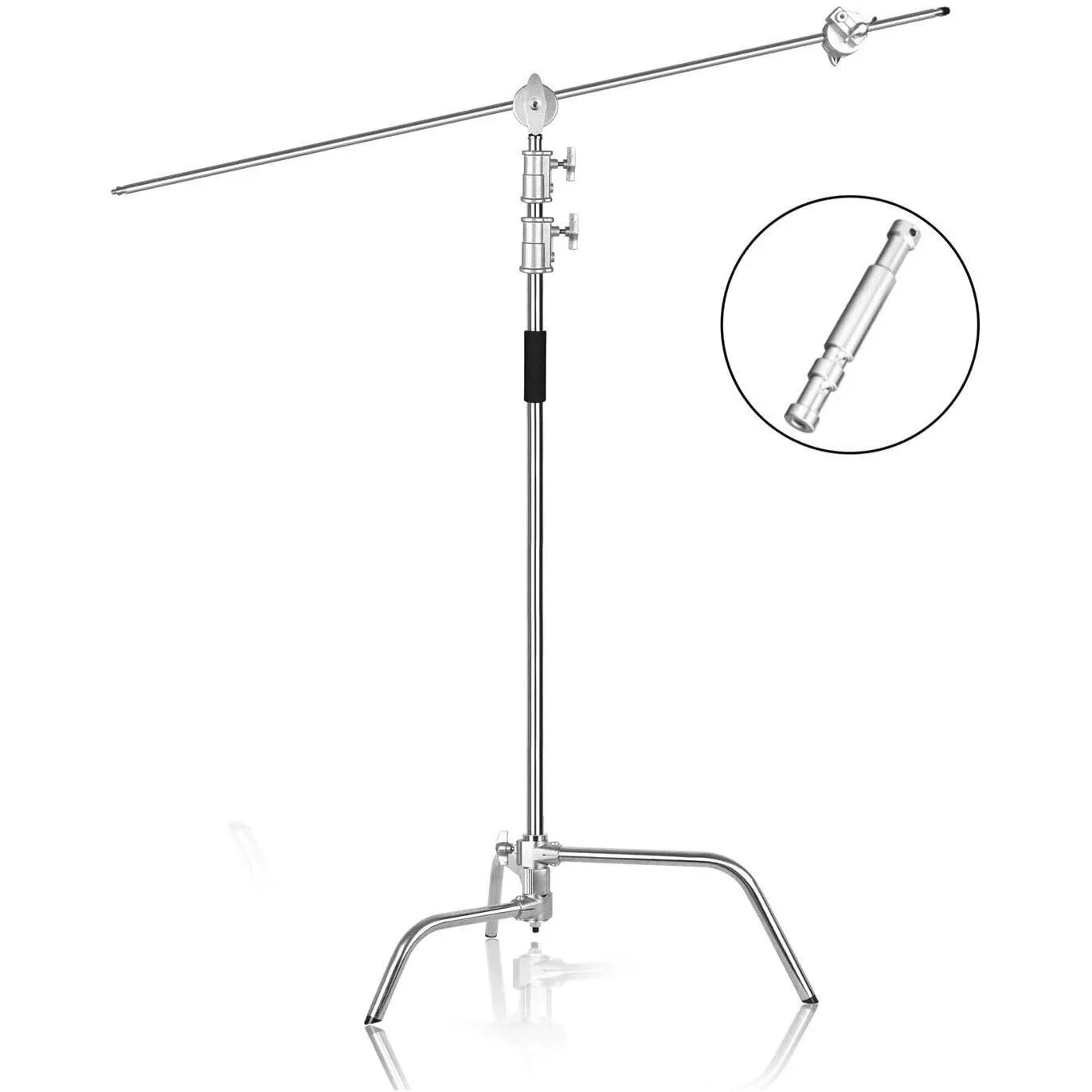 Emart Heavy Duty C Stand Max Height 10ft /300cm, Adjustable Photography Stand ...