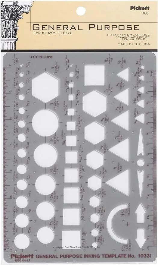 Pickett 1033I General Purpose Template