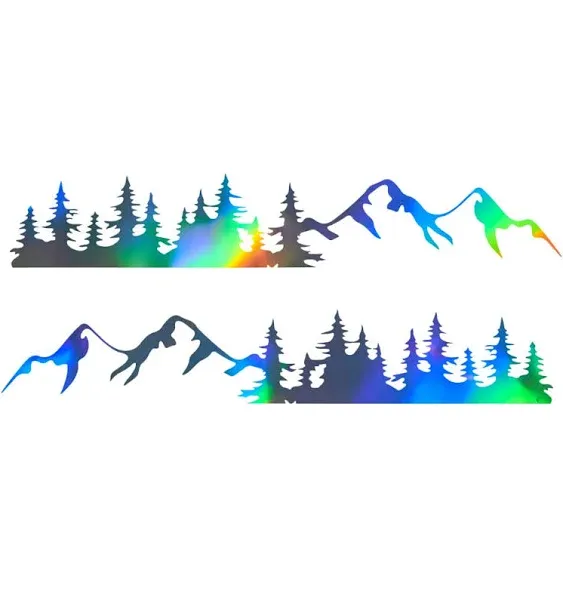 Set of 2 Forest Decal Car Graphics Side Vinyl Sticker Decals for Cars/Ford/SUV/Jeep Wrangler, Universal Full Body Car Decals