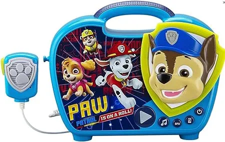 Paw Patrol Sing Along Boombox with Microphone Sing Along to Built in Music New